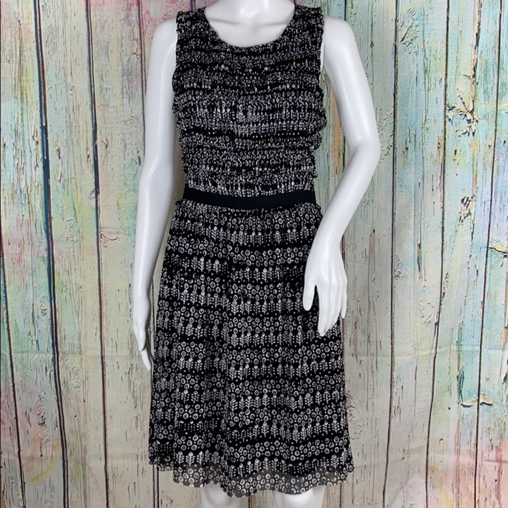 Anthropologie Postmark Swiss Dots Floral Dress